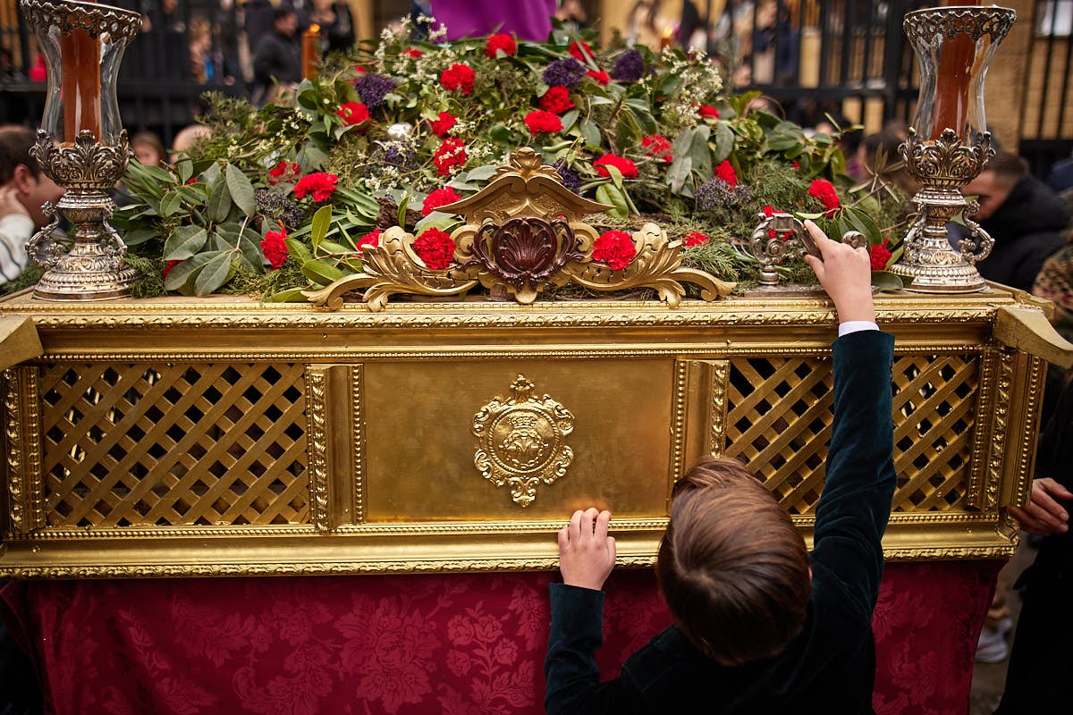 Las imágenes de la procesión infantil de los Salesianos