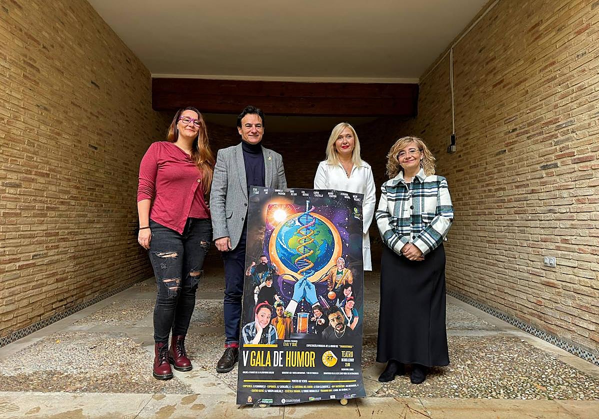 Eva y Qué, Agustín González, María Espejo y María José Extremera.