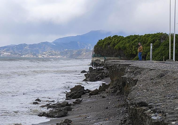 Escalón en Playa Granada.