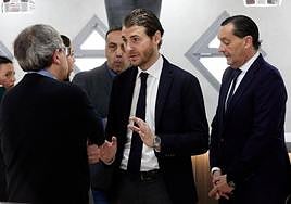 Matteo Tognozzi y Alfredo García Amado, en el desayuno informativo.