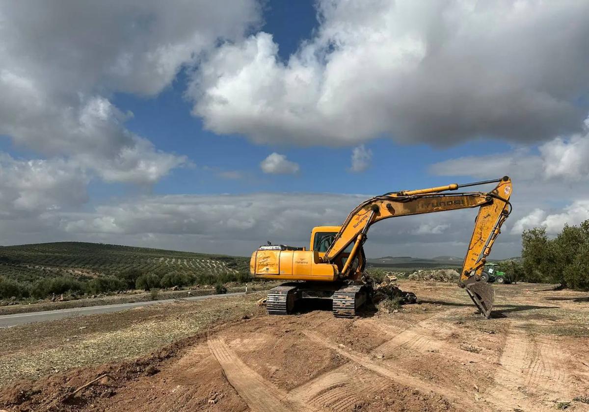 Imagen de archivo de las obras en la A-306.