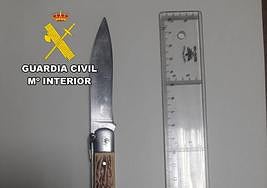 El arma incautada por la Guardia Civil