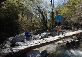 Un instante del Lanjarón Cañón Trail.