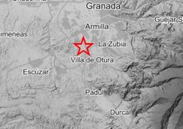 Terremoto con epicentro en Alhendín