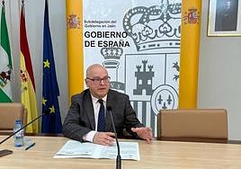 Manuel Fernández, subdelegado del Gobierno de España en la provincia.