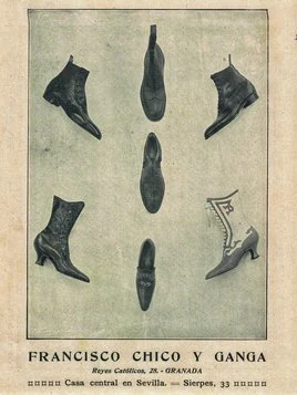 Imagen publicitaria del calzado de Francisco Chico y Ganga.