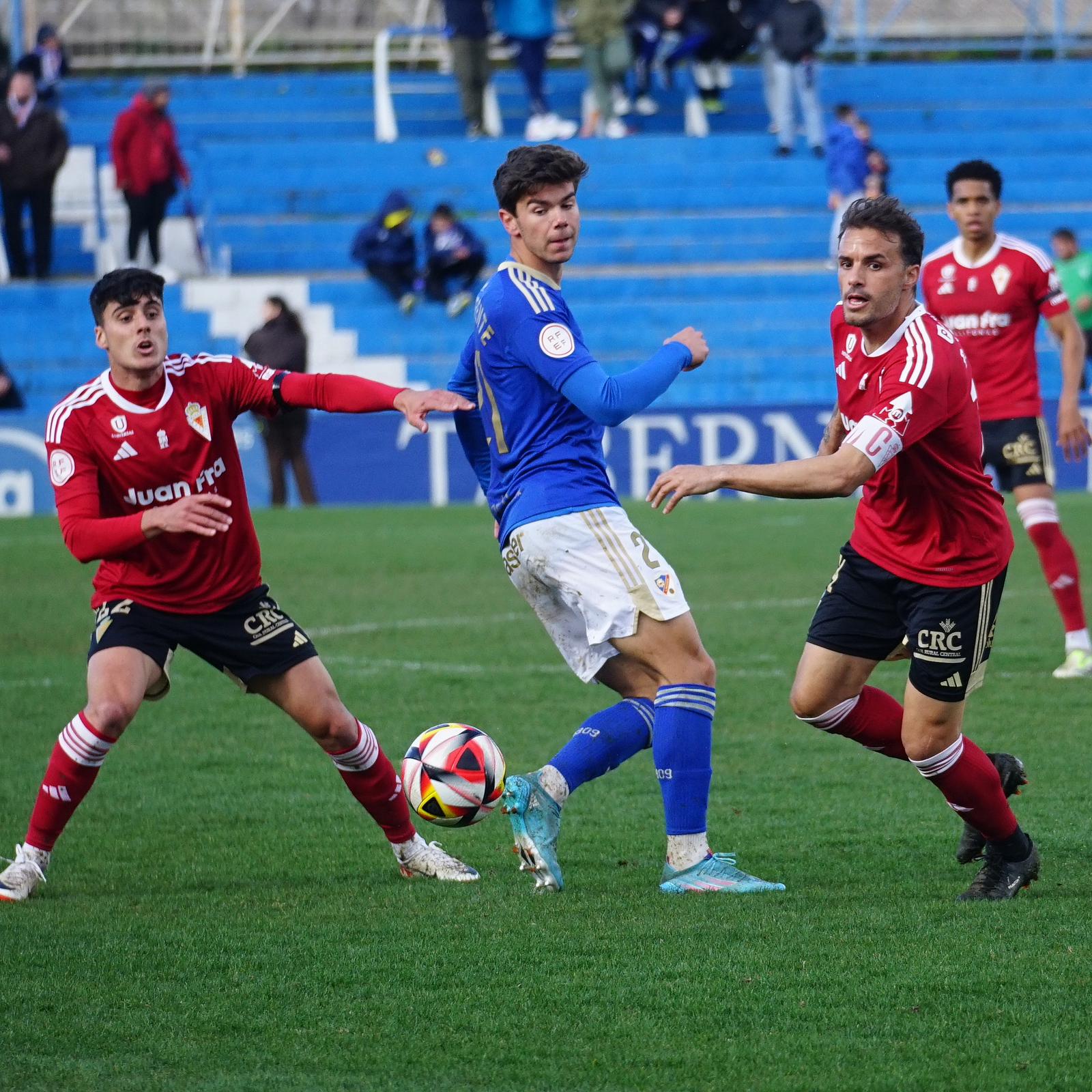 Jugada de ataque del Real Murcia.