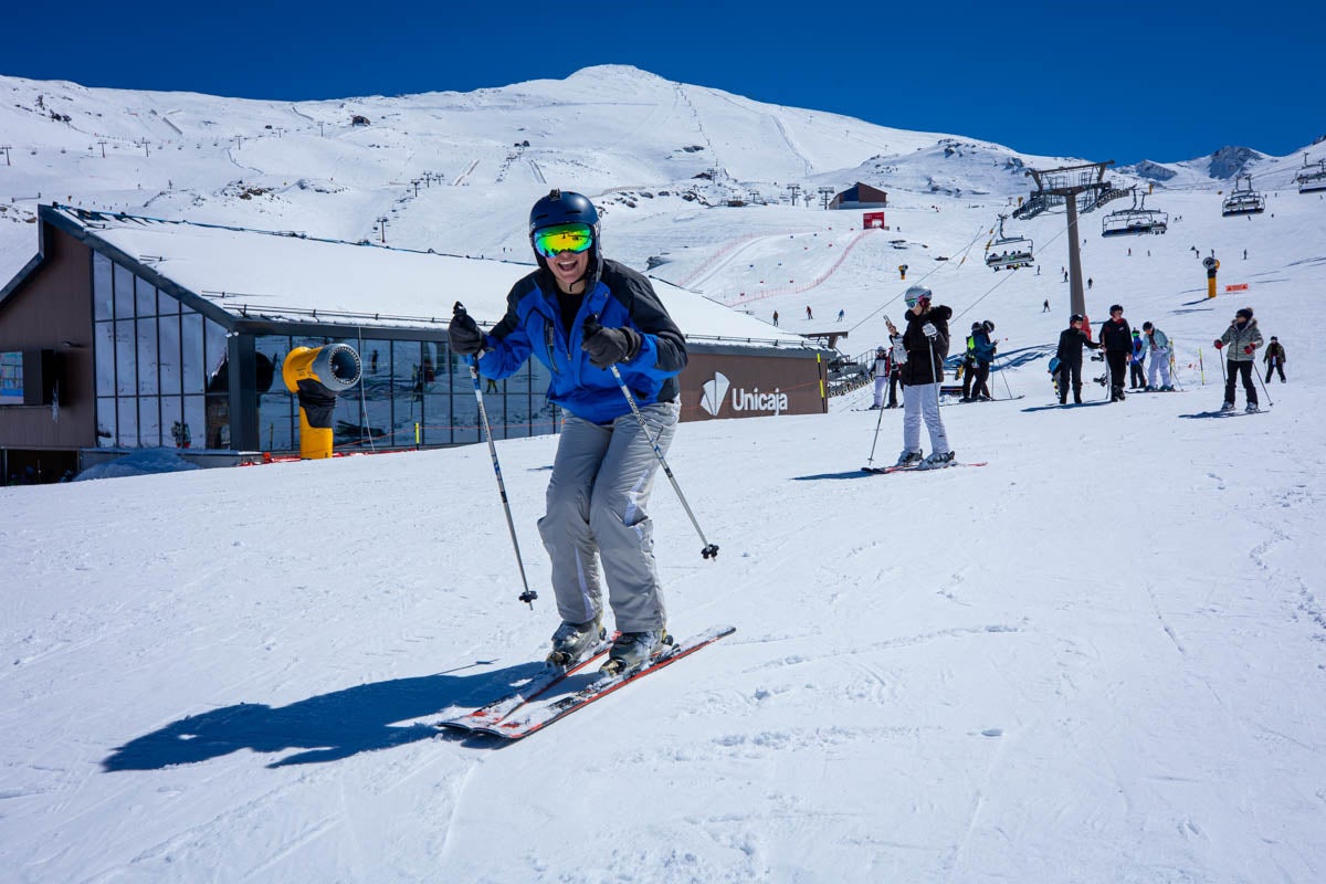 Las imágenes desde dentro de Sierra Nevada en su mejor temporada