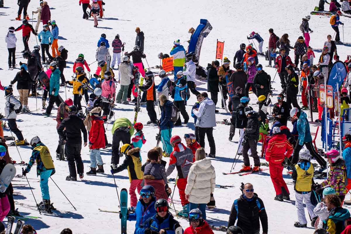 Las imágenes desde dentro de Sierra Nevada en su mejor temporada