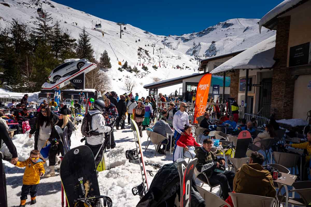 Las imágenes desde dentro de Sierra Nevada en su mejor temporada