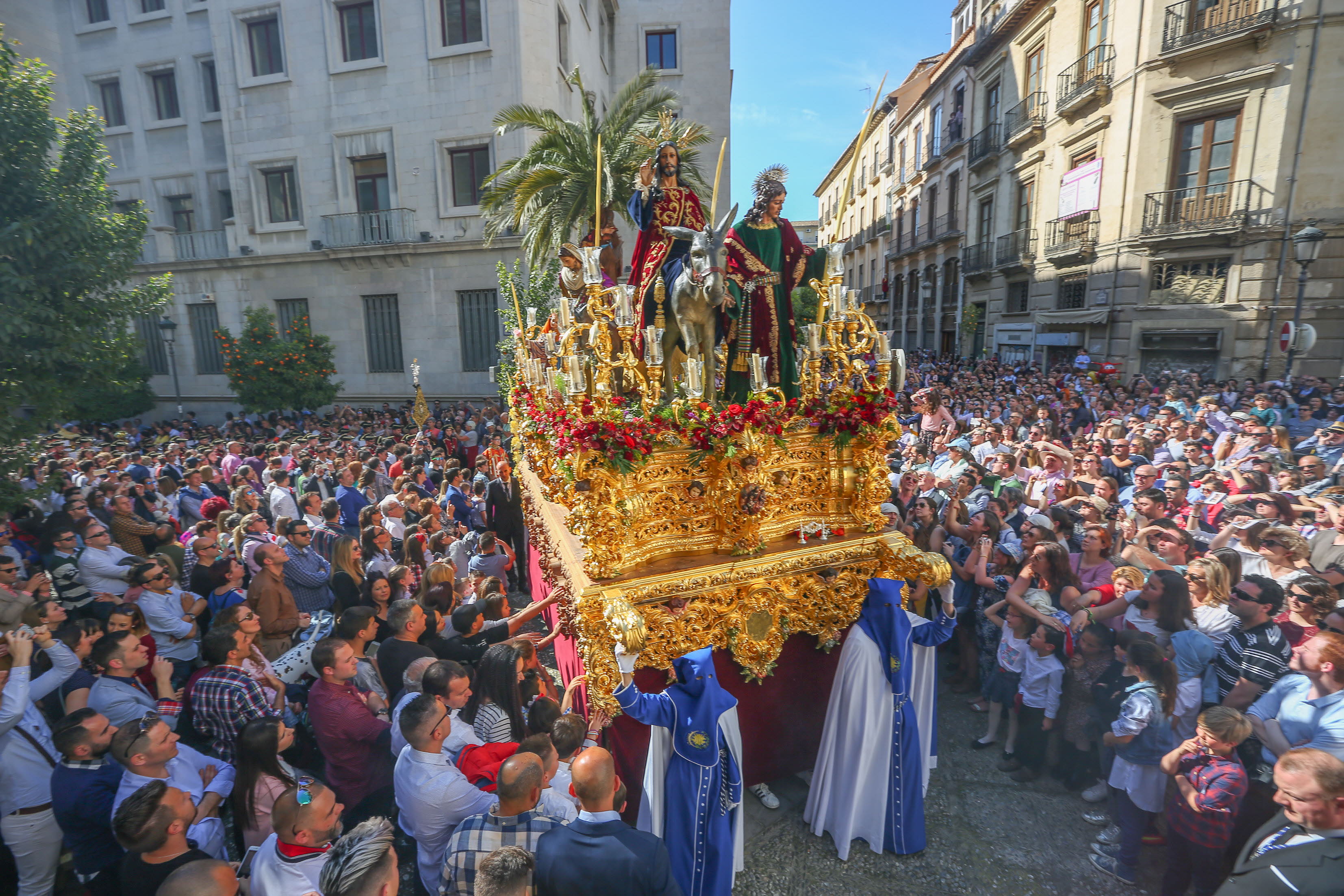 Entrada de Jesús en Jerusalén 'Borriquilla'.