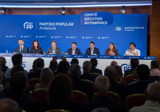 Comité Ejecutivo Autonómico del PP en Almería.