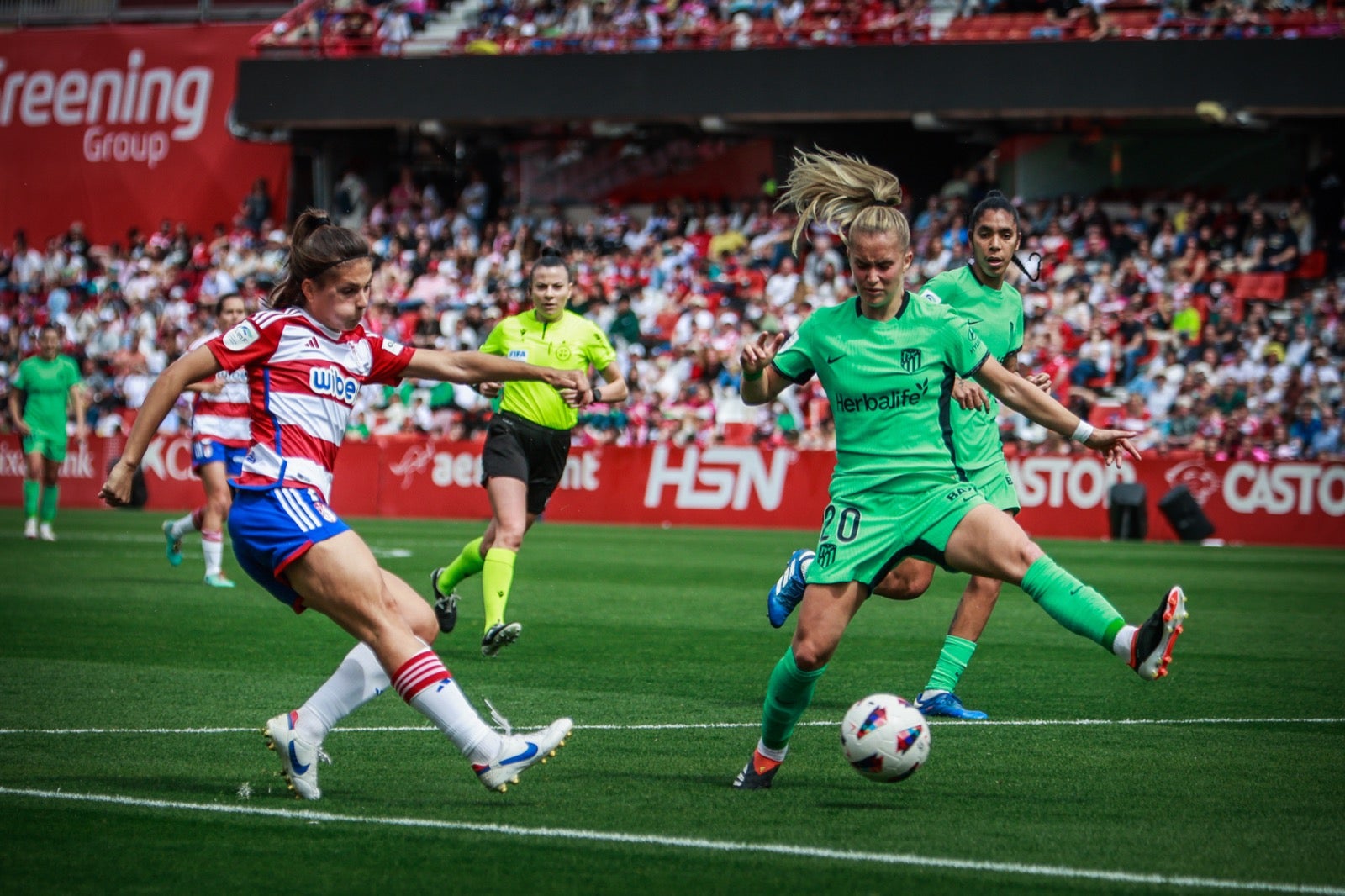 El Granada - Atlético de Madrid visto a pie de campo