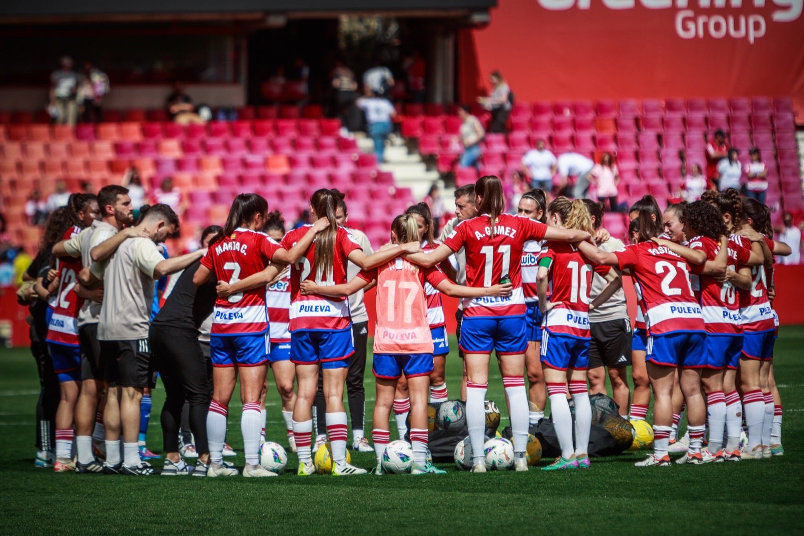 El Granada - Atlético de Madrid visto a pie de campo