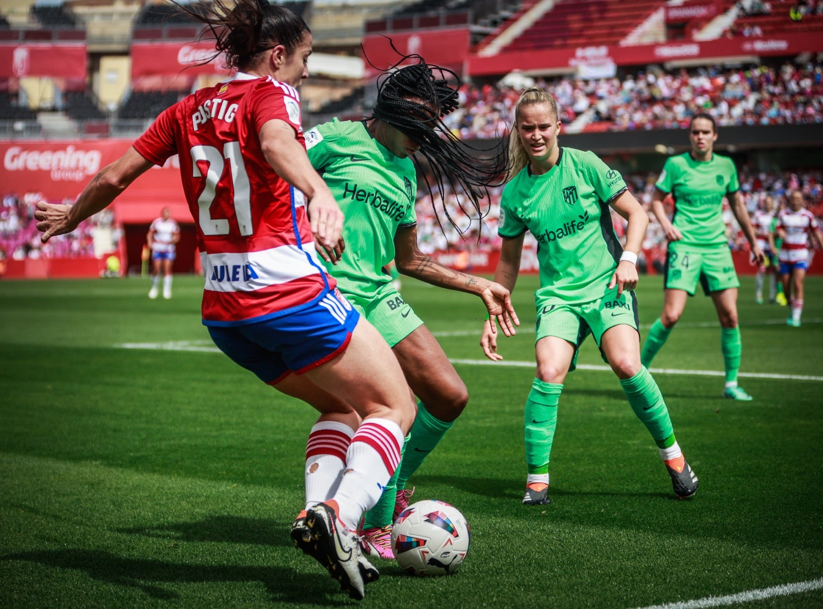 El Granada - Atlético de Madrid visto a pie de campo