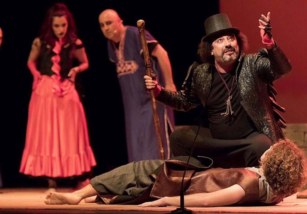 Un momento del montaje 'Sacro Calderón', que se reestrena hoy.