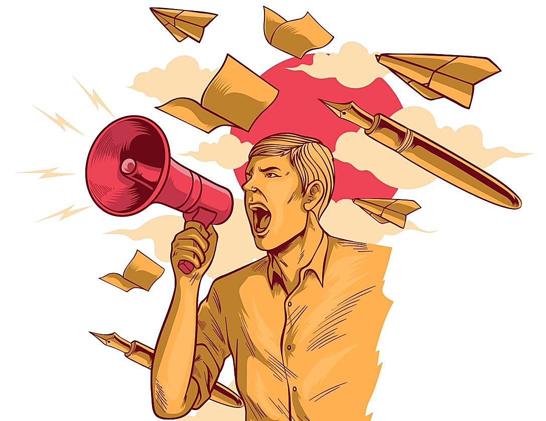 Periodistas con hambre