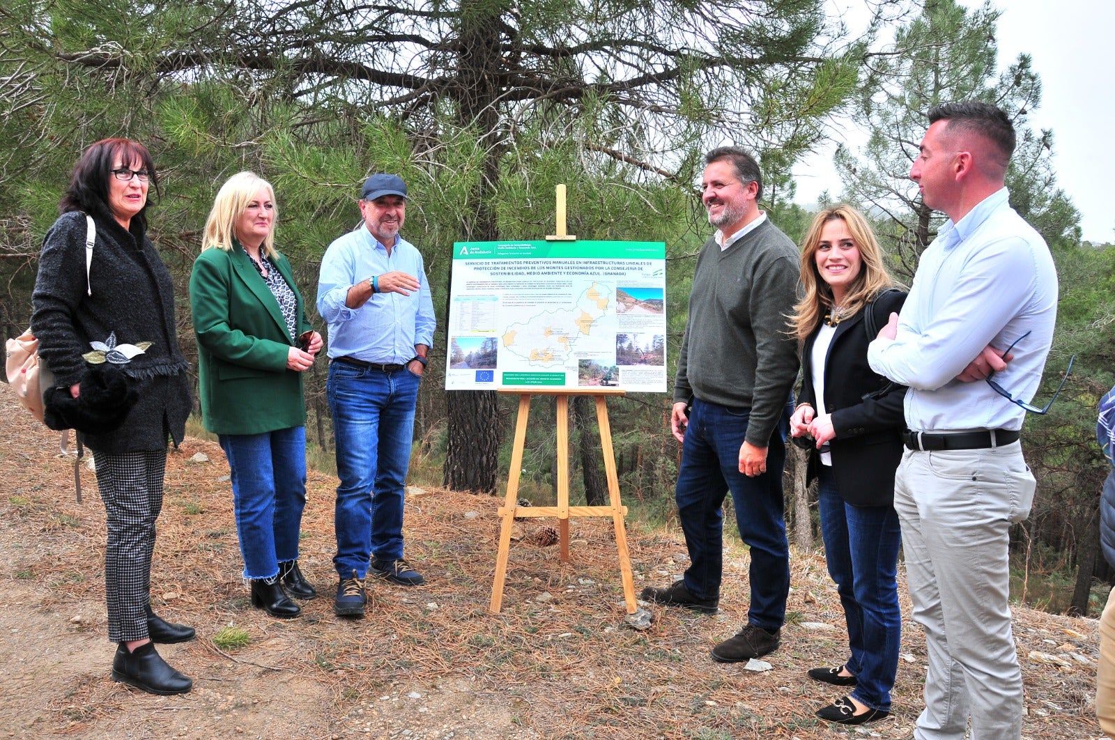 La Junta ejecuta tratamientos preventivos contra los incendios forestales en Aldeire y Lanteira