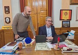 El alcalde de Bailén, Luis Mariano Camacho.