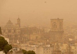 La DANA trae a Andalucía «cielos marcianos» y chubascos tormentosos.