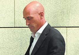 El expresidente de la FEF, Luis Rubiales.