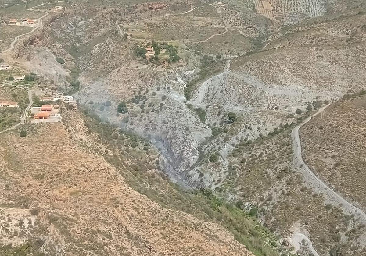 Controlado el incendio forestal de Vélez de Benaudalla