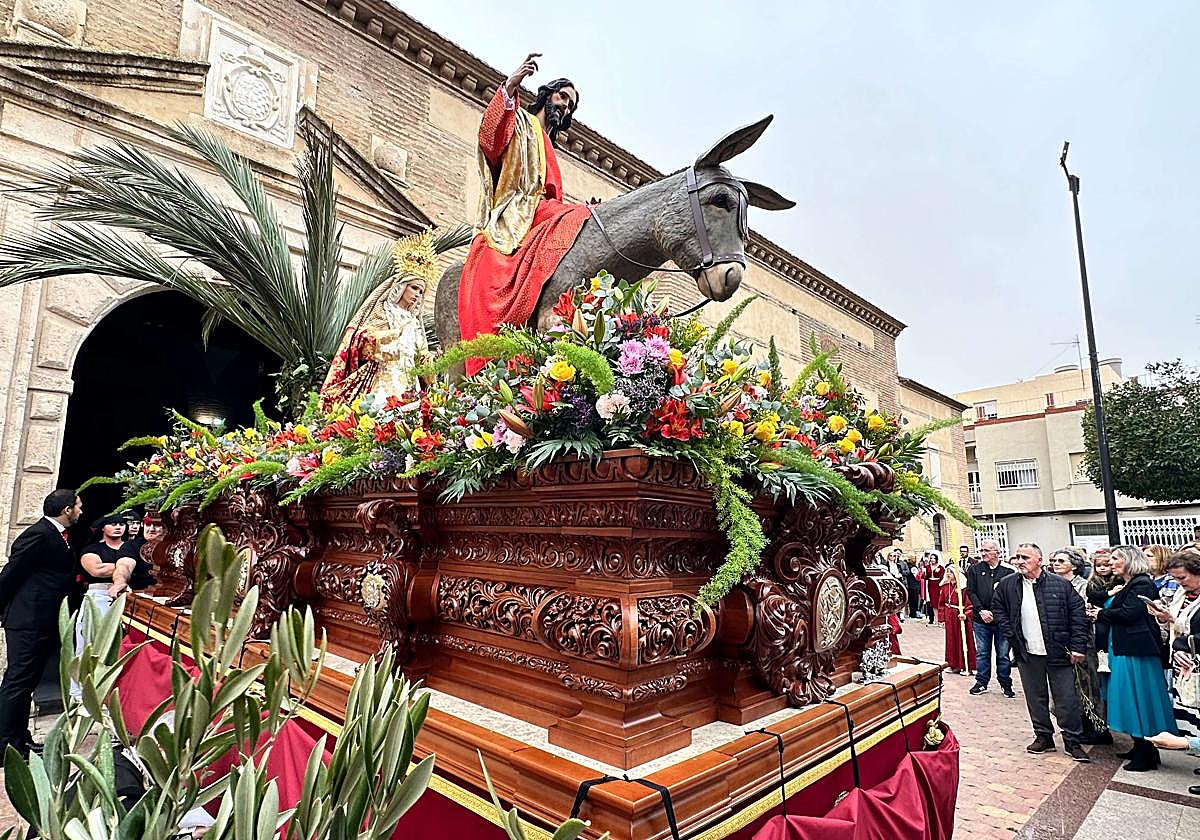 Tercera salida procesional de la Mayordomía de la Borriquita en Tabernas