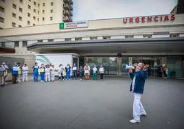 Protesta en las Urgencias del Hospital Ruiz de Alda.