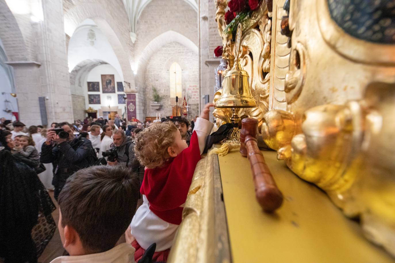 Las imágenes de la suspensión de Clemencia y Divino Maestro