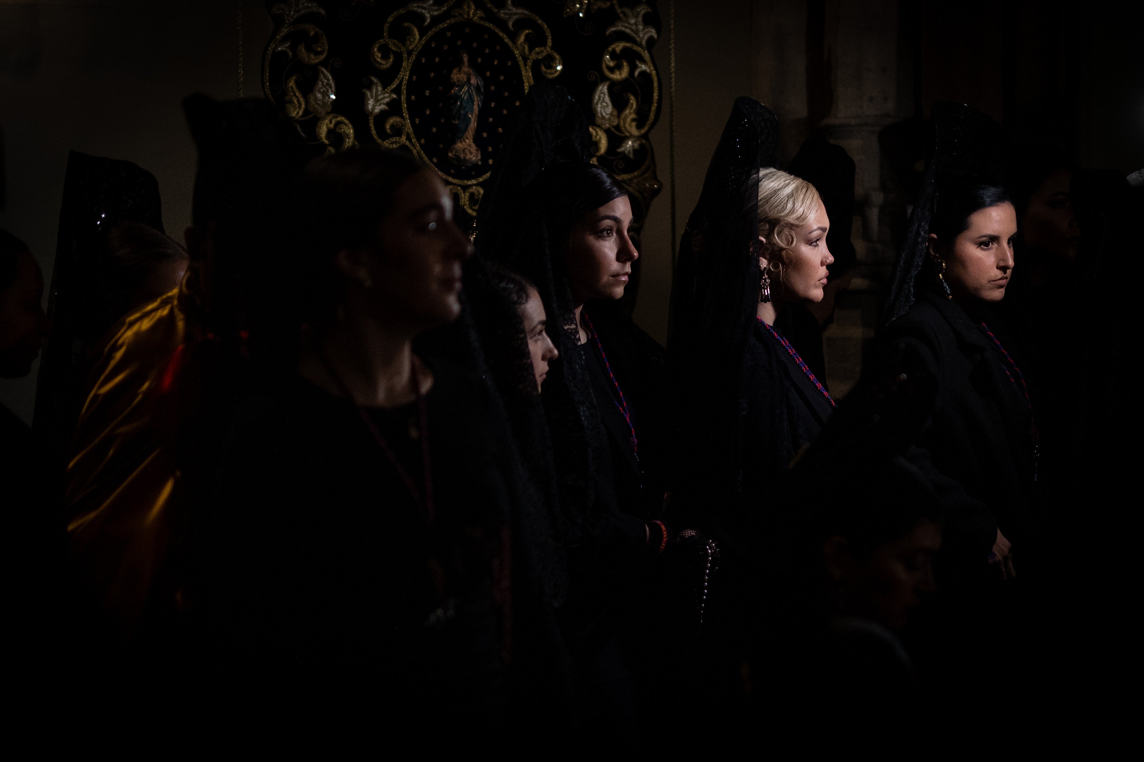 El Miércoles Santo oculto de Granada, en imágenes