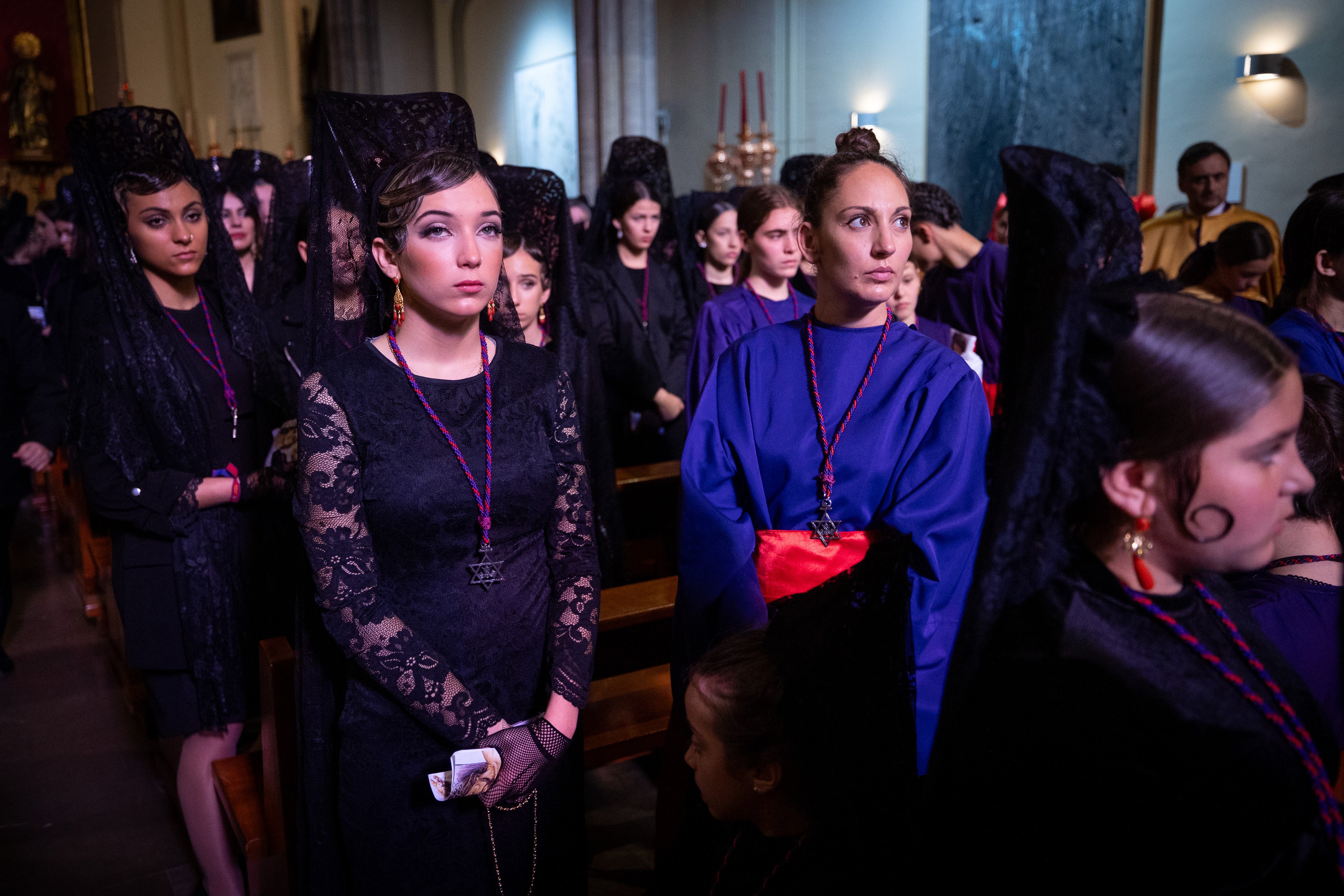 El Miércoles Santo oculto de Granada, en imágenes