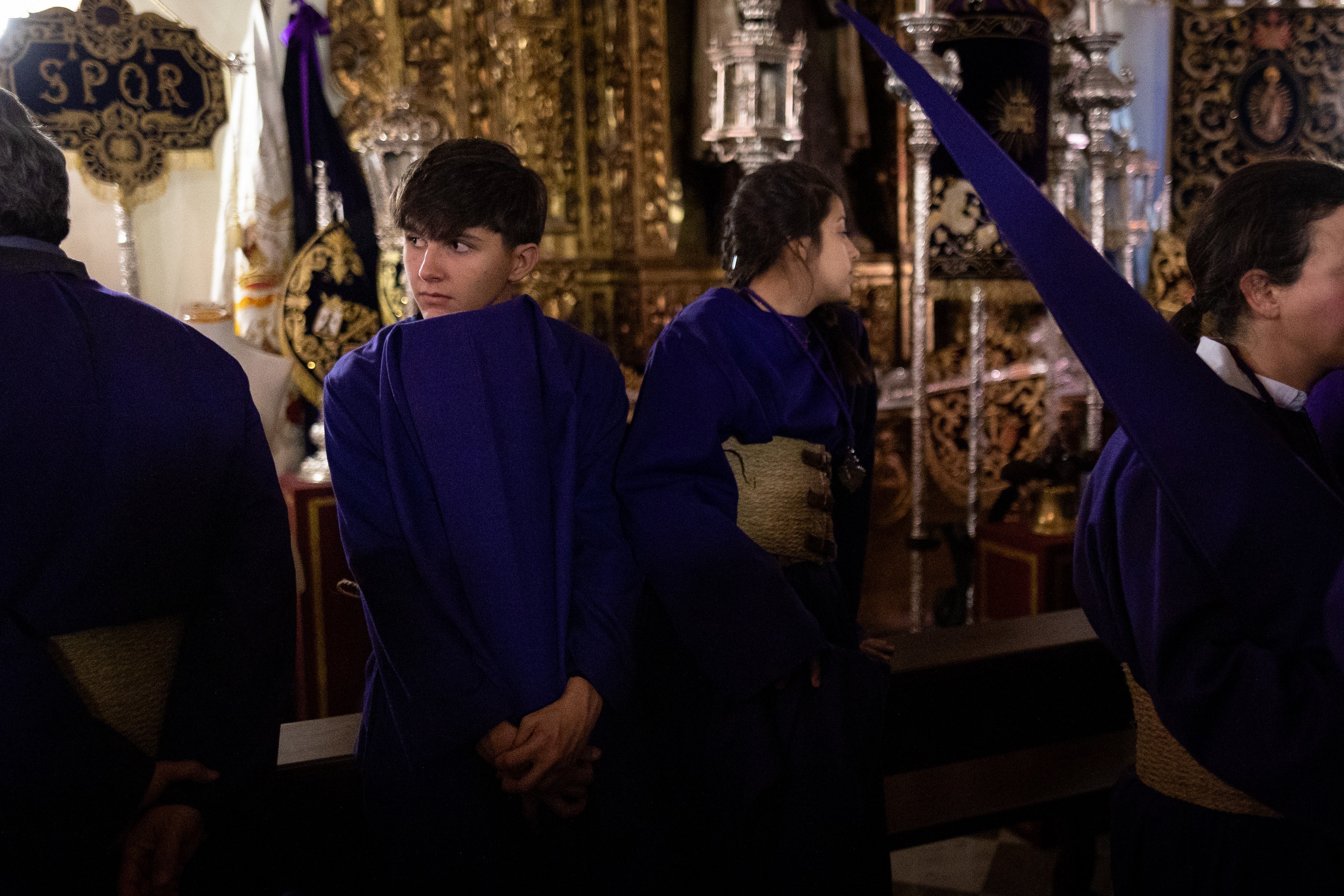 El Miércoles Santo oculto de Granada, en imágenes