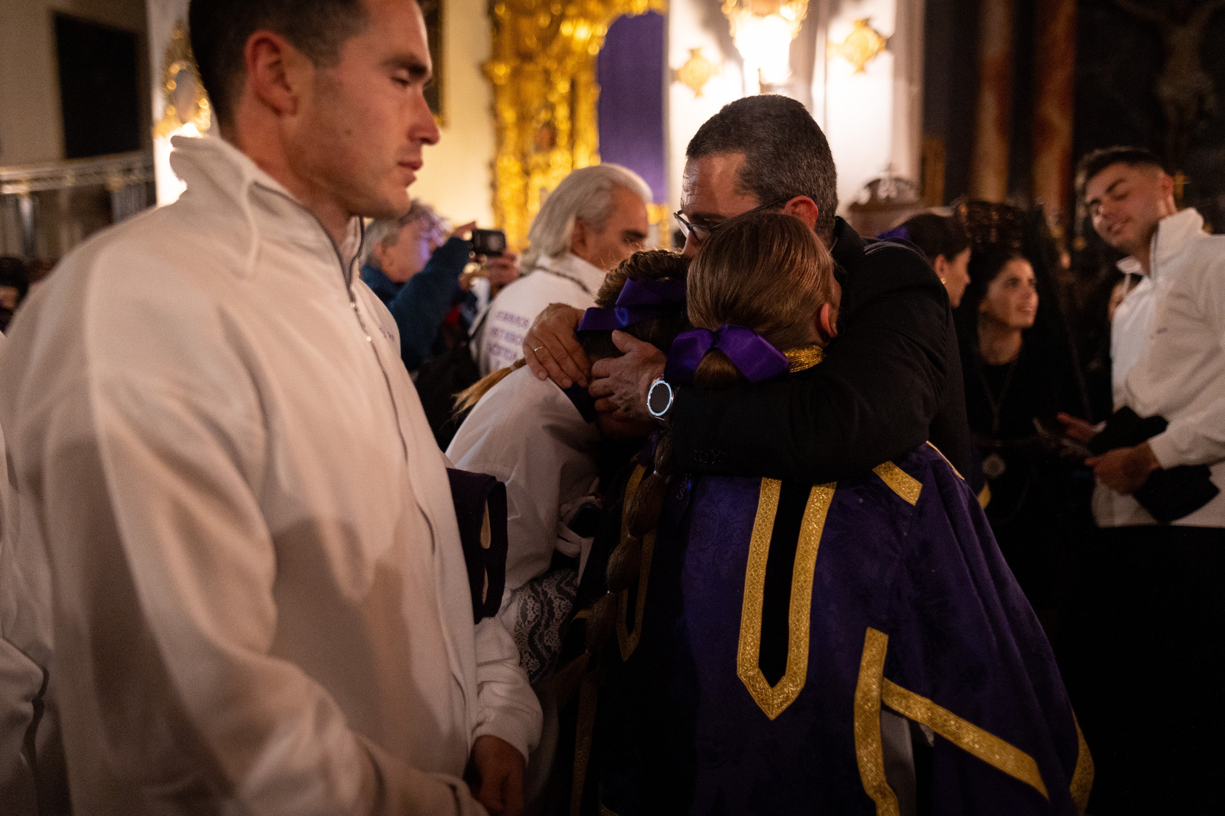 El Miércoles Santo oculto de Granada, en imágenes