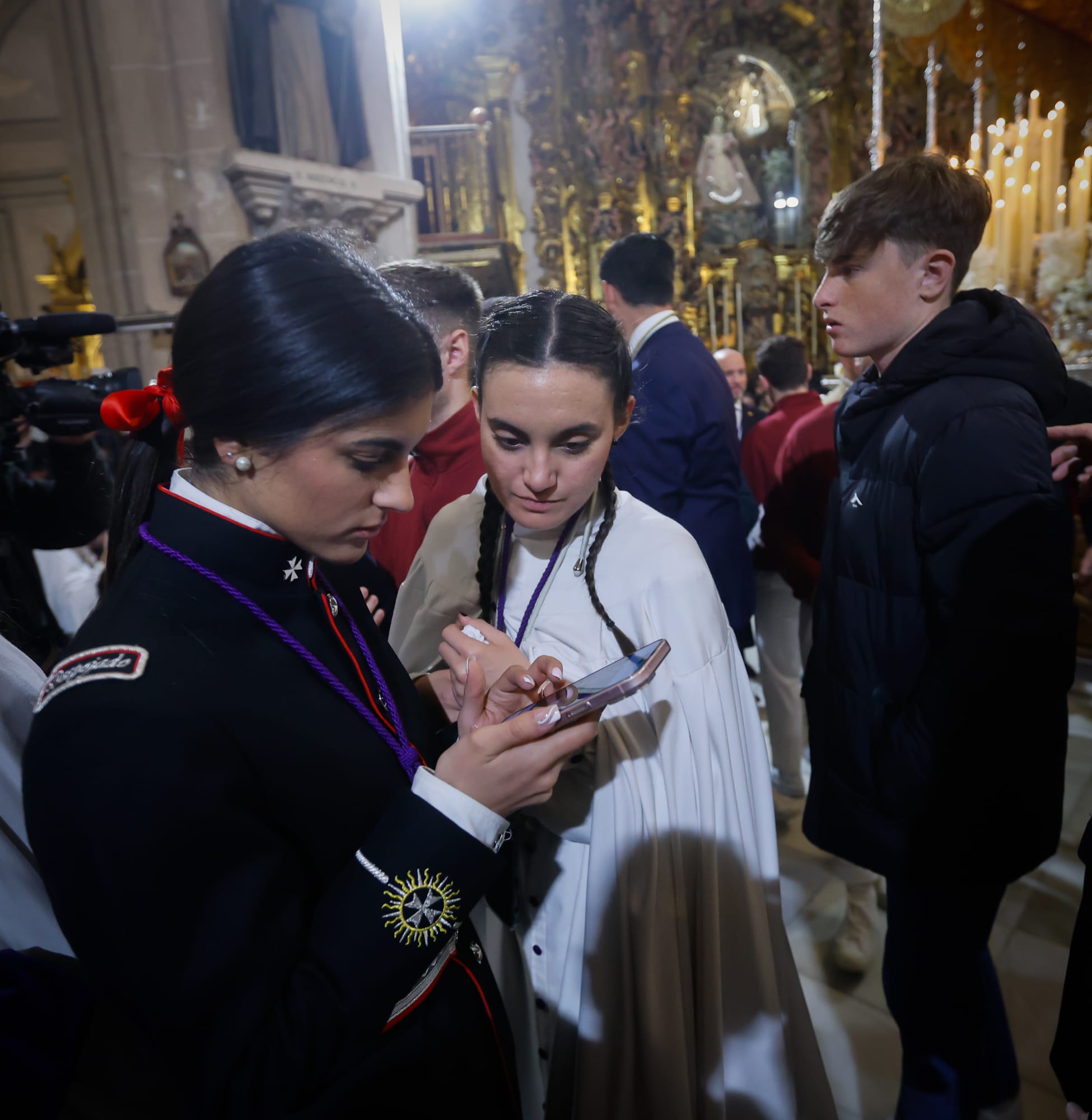 El Miércoles Santo oculto de Granada, en imágenes