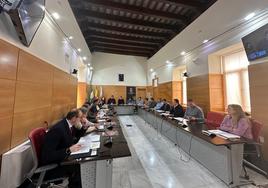 Pleno del Ayuntamiento de Martos, en la sesión de marzo de 2024.