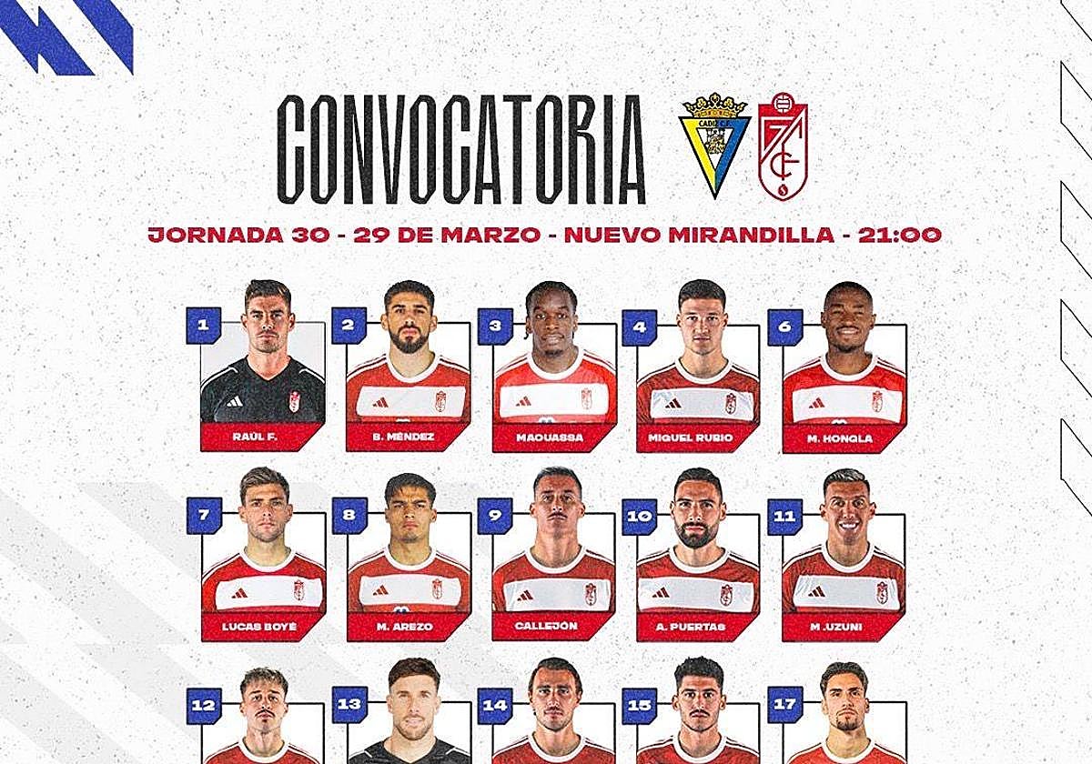 Uzuni entra en la convocatoria