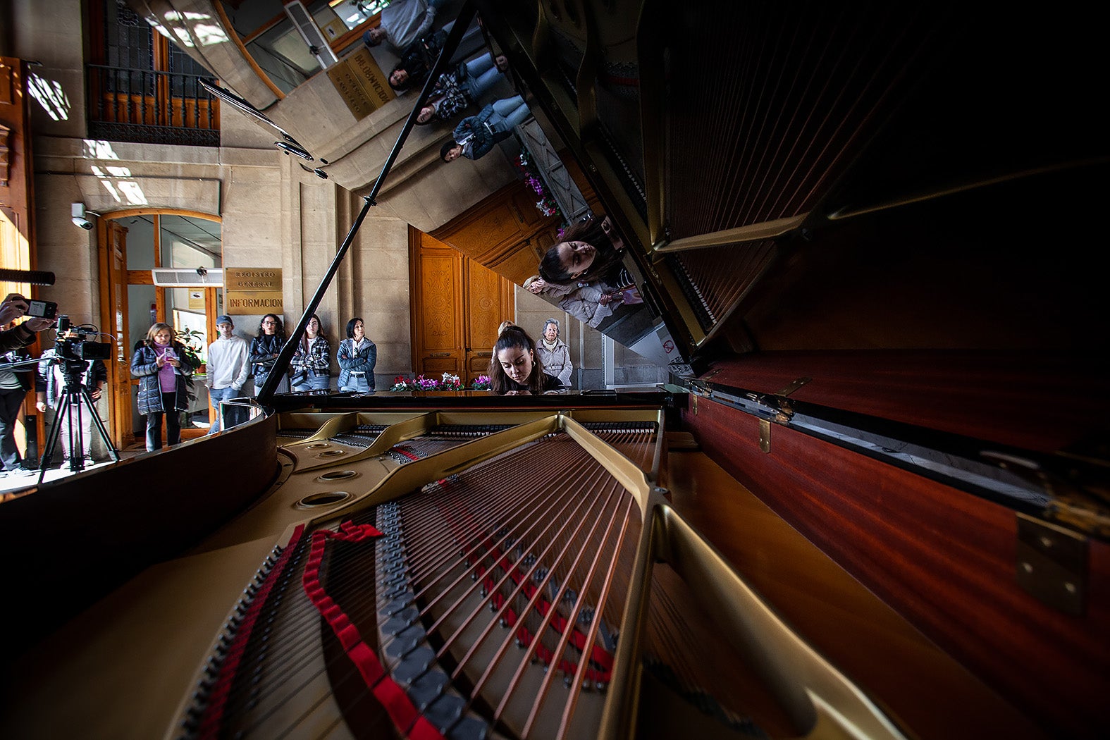 Este miércoles ha tenido lugar el segundo concierto de piano en la calle, previo al inicio del concurso.