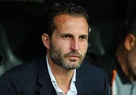 Rubén Baraja, entrenador del Valencia.