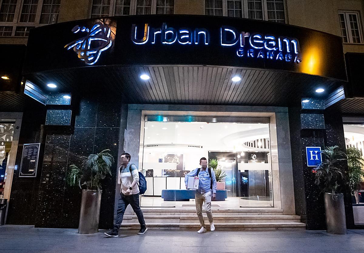 Registros en el Hotel Urban Dream de Granada el pasado 20 de marzo