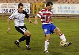 Nene, durante su etapa como futbolista del Granada.