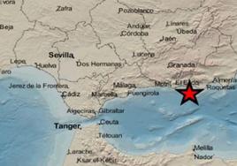 Terremoto localizado en el Mar de Alborán y sentido en Granada.