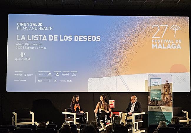 Cine y Salud, uno de los proyectos novedosos del Festival de Málaga que presentó Mar García este año.