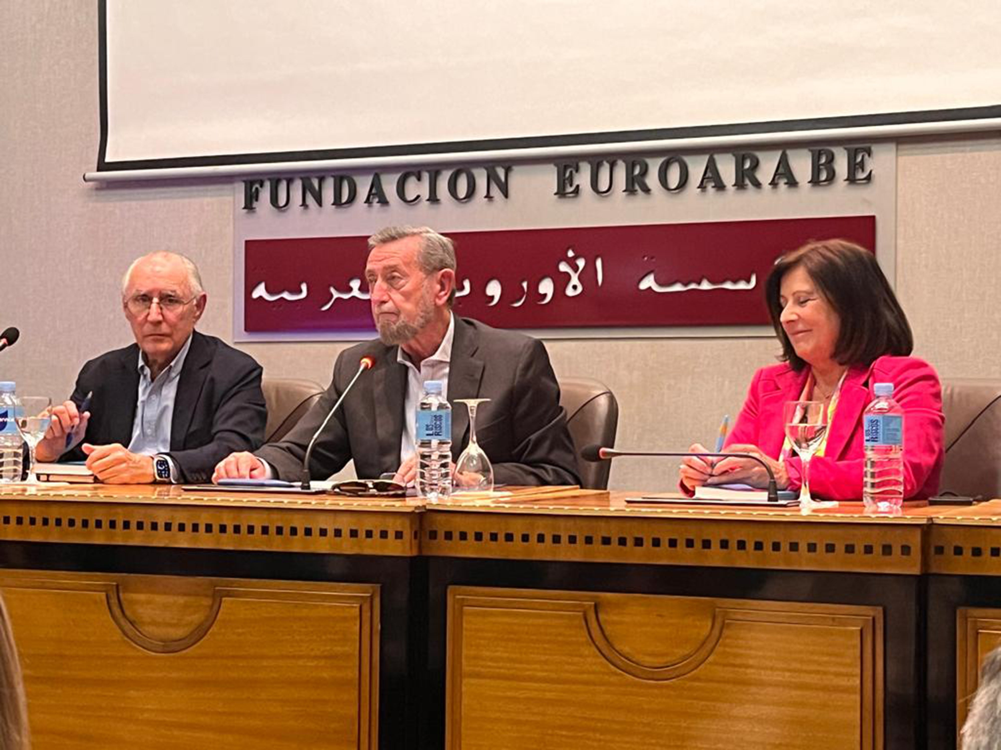 Manuel Gracia, ayer en la Universidad Euroárabe.