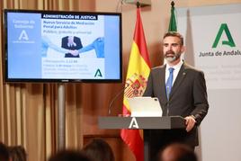 Rueda de prensa posterior al Consejo de Gobierno de Andalucía.