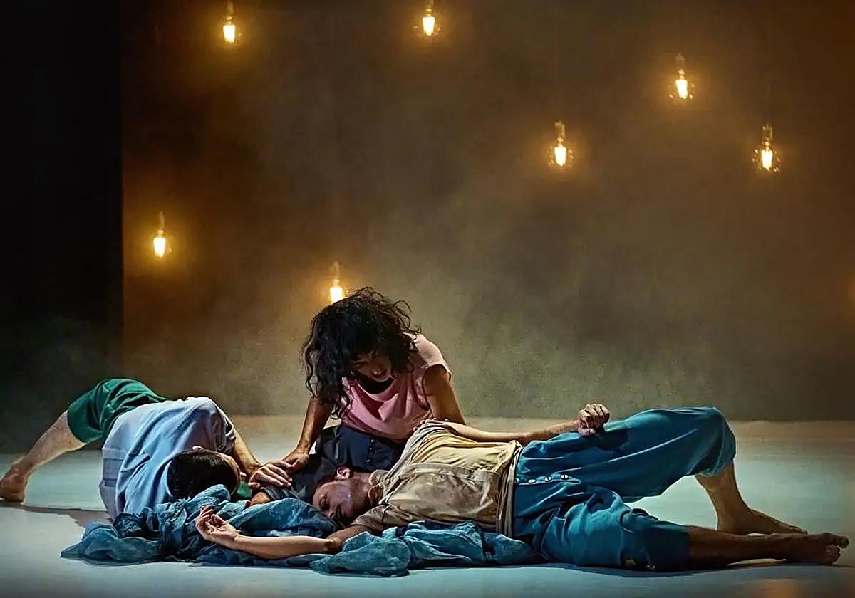 Una escena de 'El verbo', que podrá verse en el Teatro Alhambra este fin de semana.