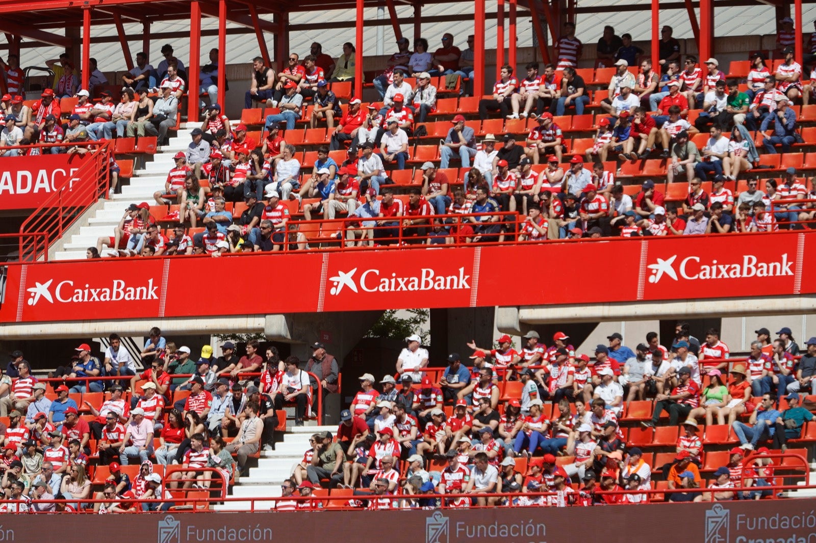 Encuéntrate en la grada en el partido entre Granada y Alavés