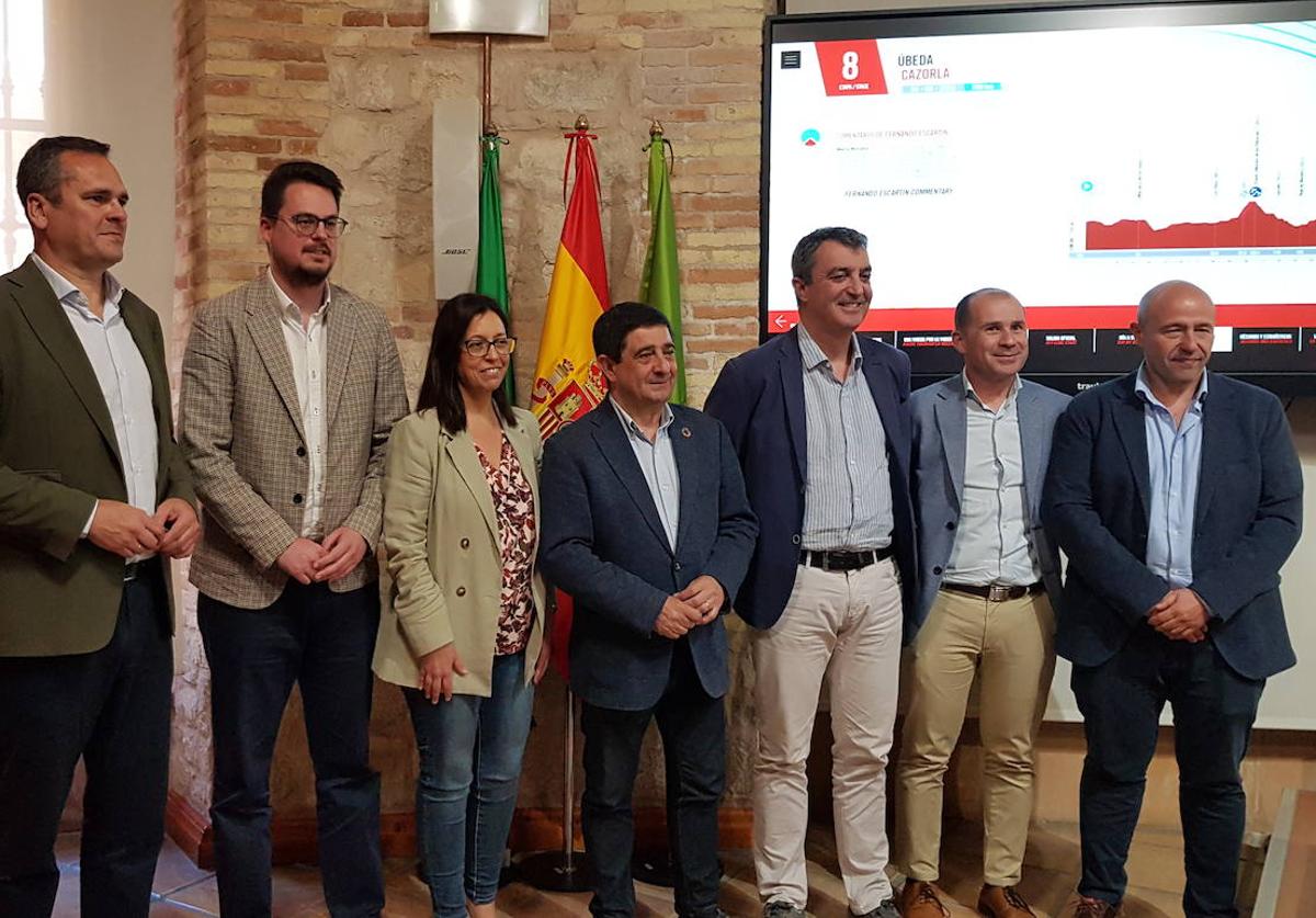 Presentación de la etapa de la Vuelta Ciclista que pasará por Jaén.