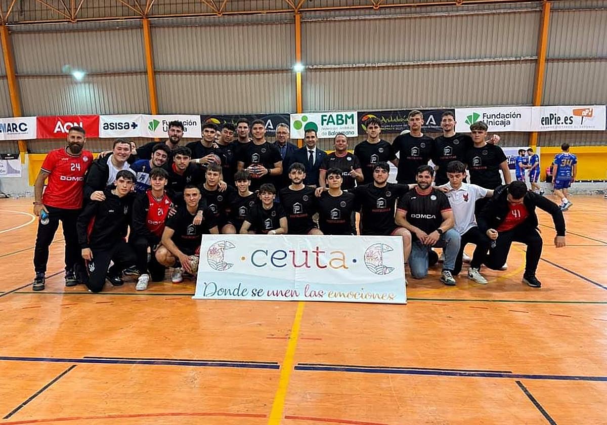 Integrantes del BM Cúllar Vega - Vega de Granada.