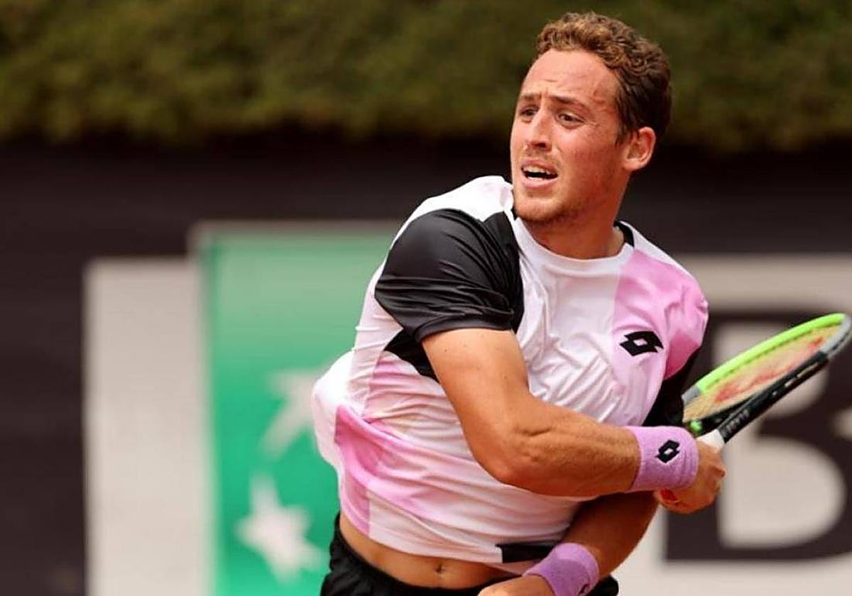 Roberto Carballés, en un partido anterior