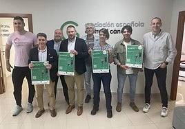 Presentación de las jornadas multideportivas 'Jaén en marcha contra el cáncer'.